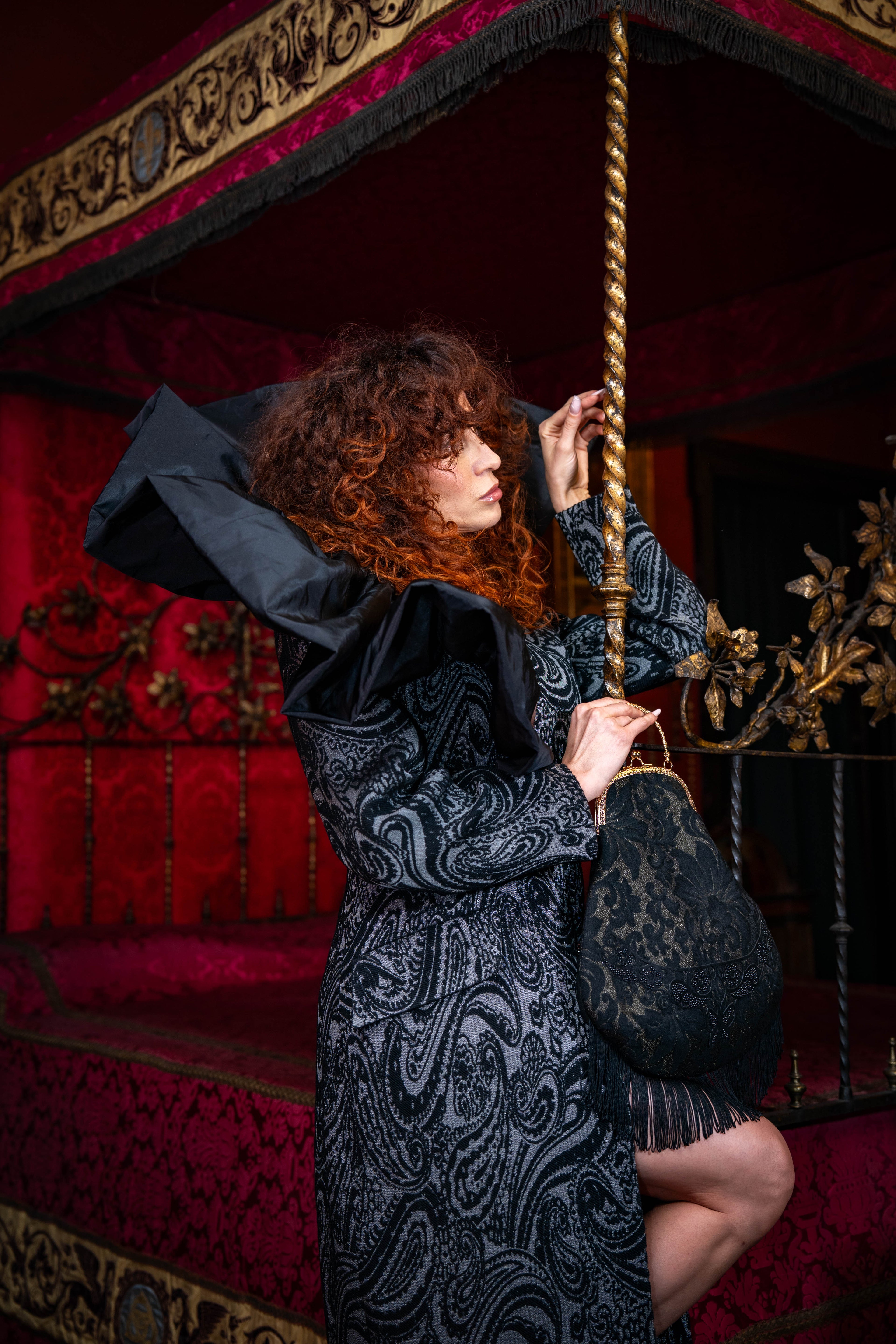 Donna Concetta Dress Coat in Lana e Cashmere 2