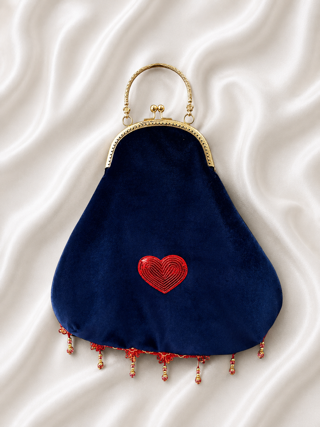 Clic Clac in velluto blu