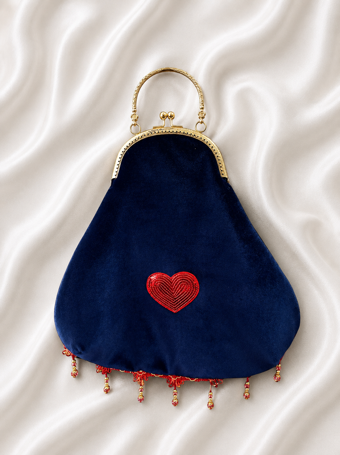 Clic Clac in velluto blu